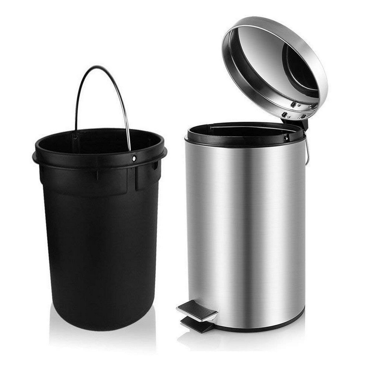 Stainless Steel Peddal Dustbin (5-7-12-20) Ltr