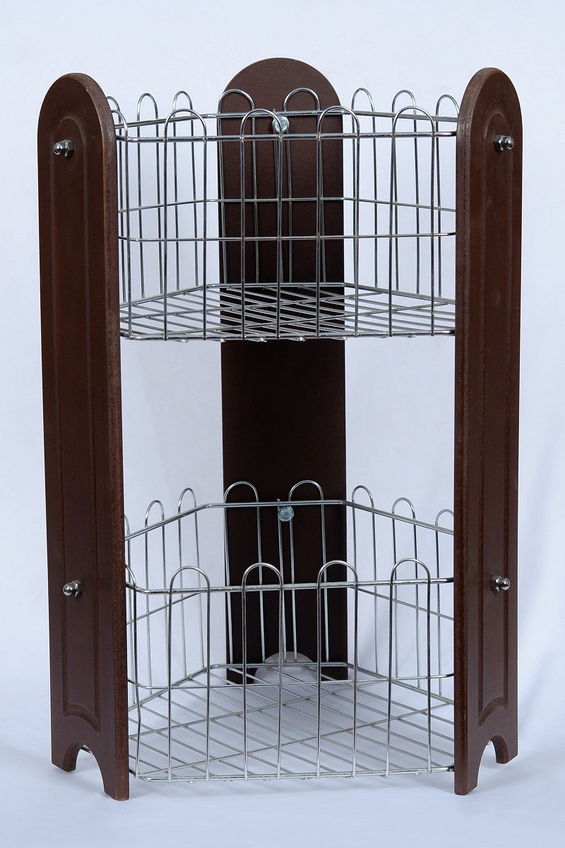 Chrome Plated Vegetable Storage Rack / Sabzi Rack / Kitchen Storage Rack