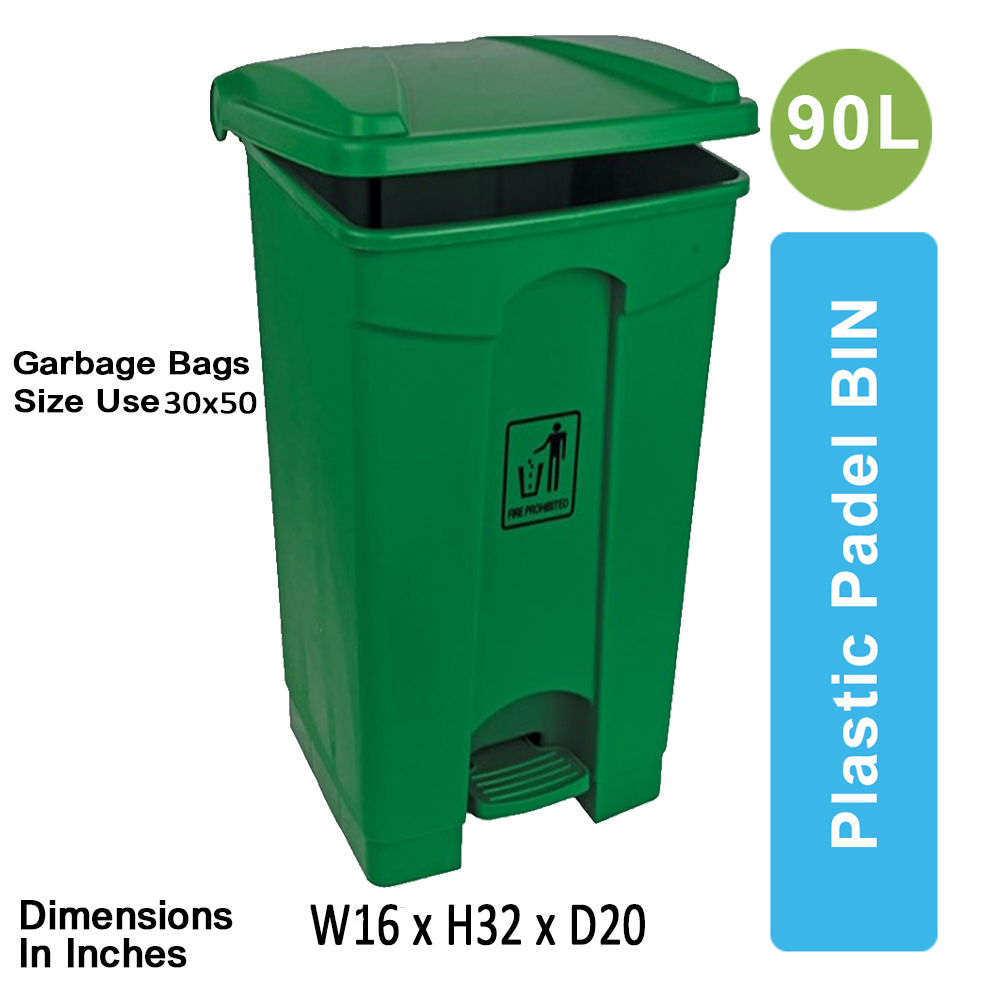 (30-50-70-90)LTR Plastic Peddal Dustbin