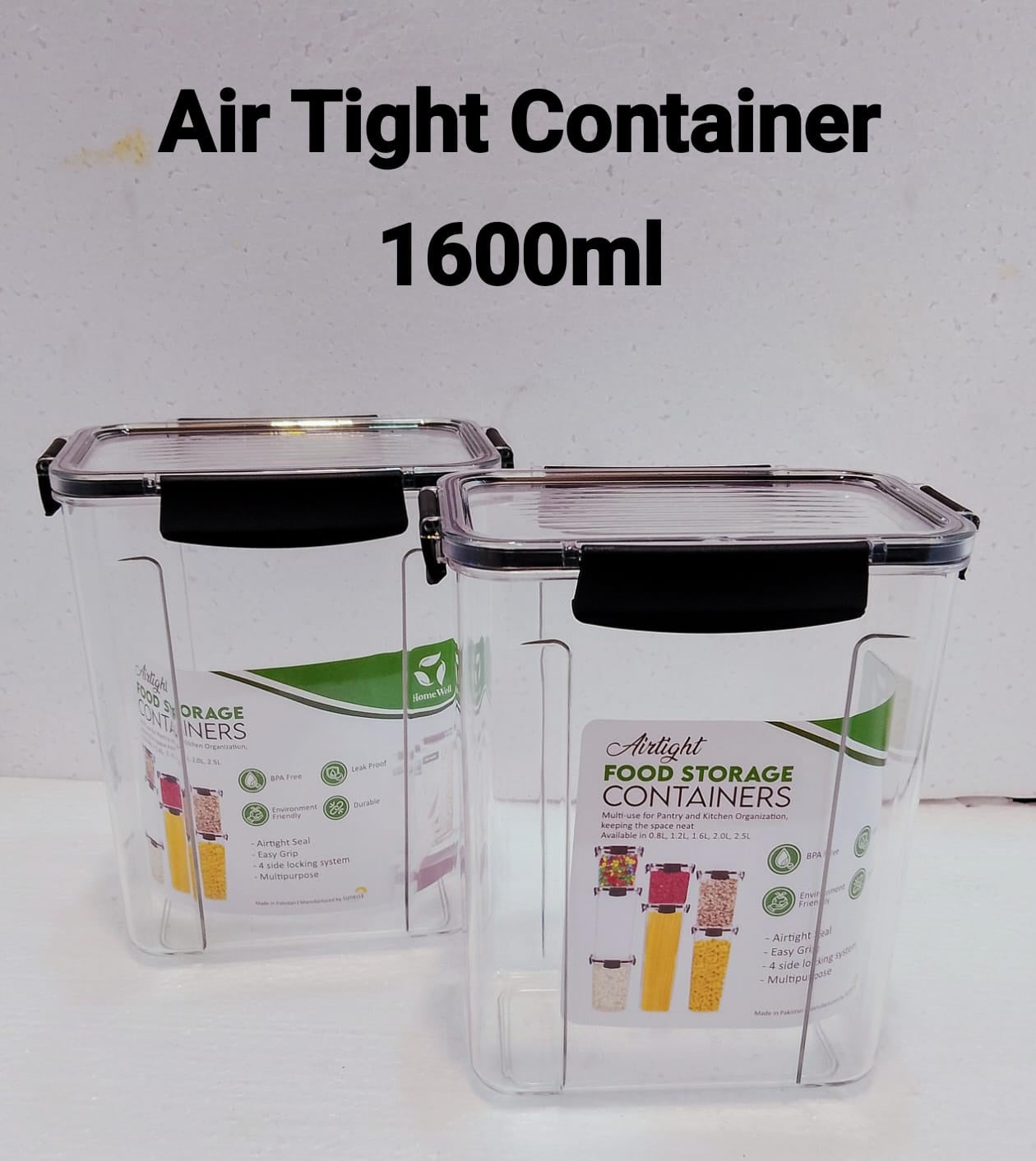 Pack Of 2 Air Tight Container