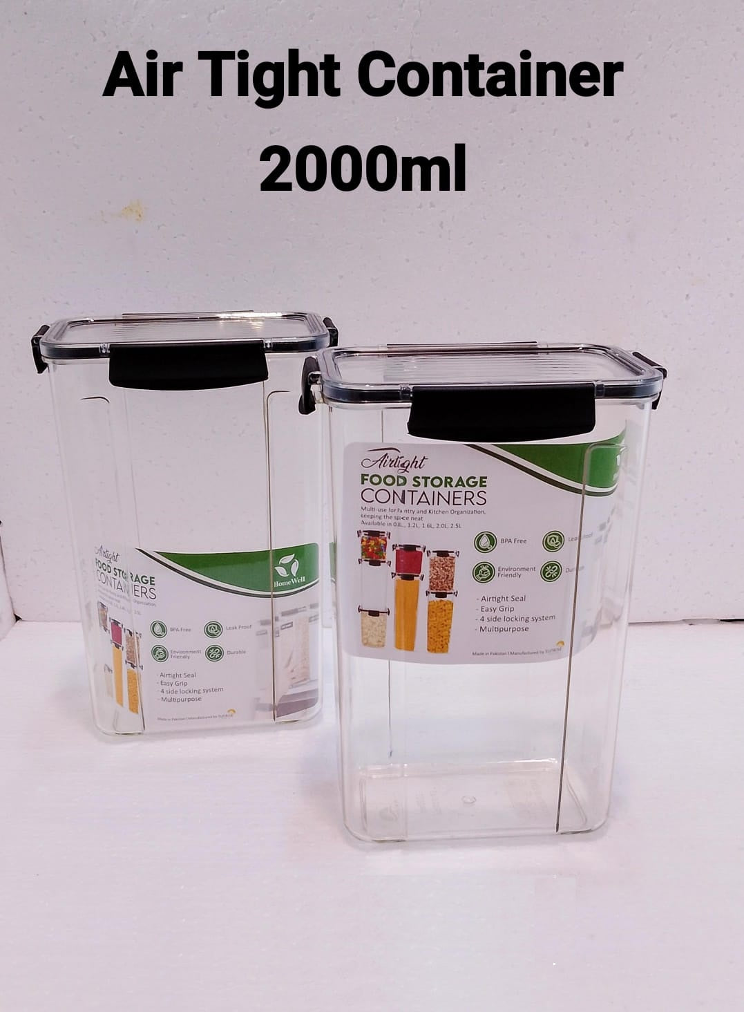 Pack Of 2 Air Tight Container