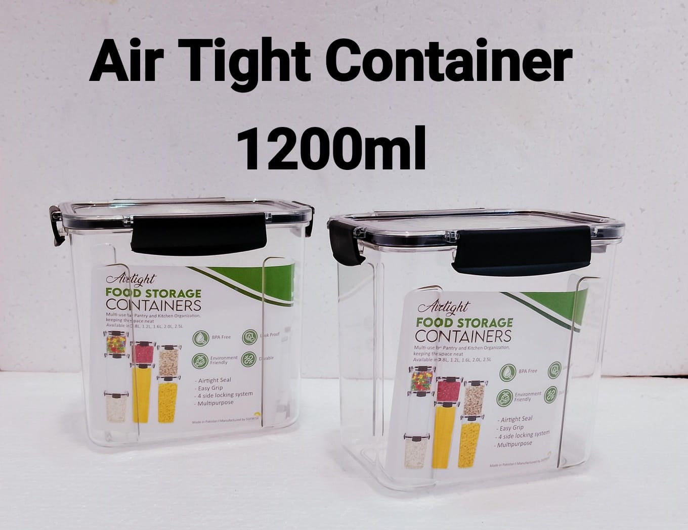 Pack Of 2 Air Tight Container
