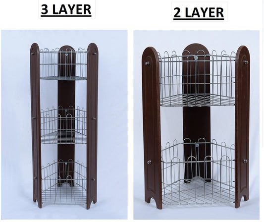 Chrome Plated Vegetable Storage Rack / Sabzi Rack / Kitchen Storage Rack