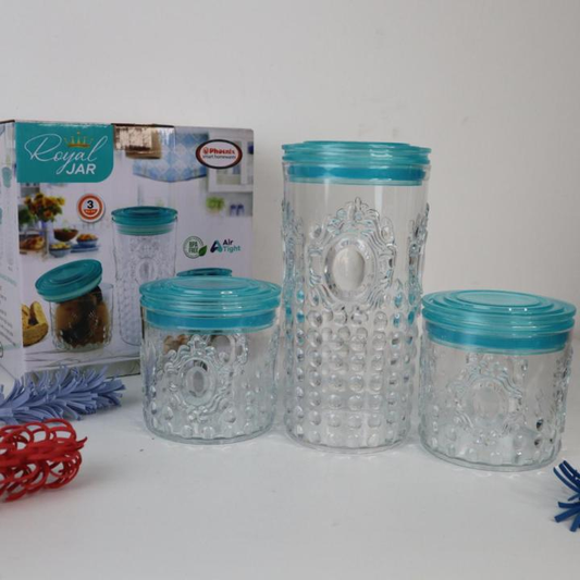 3Pc  Jar Air tight Container