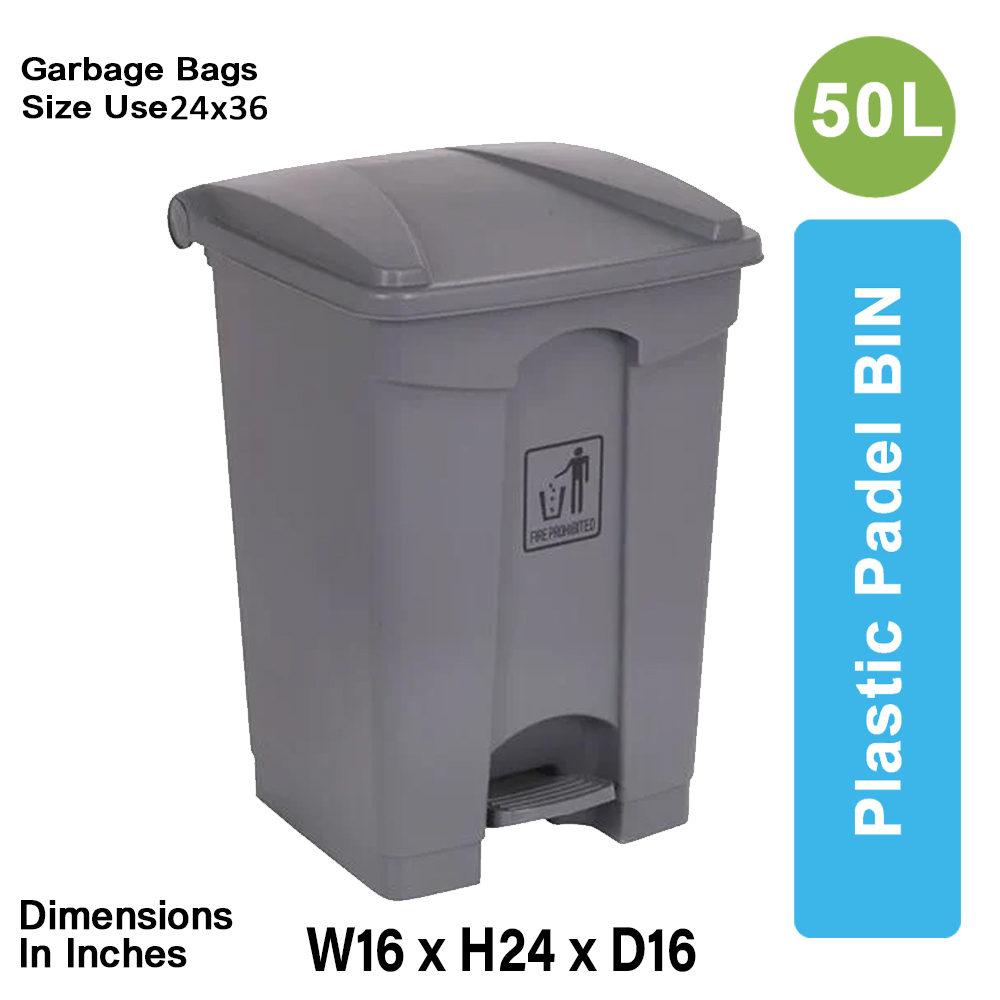 (30-50-70-90)LTR Plastic Peddal Dustbin