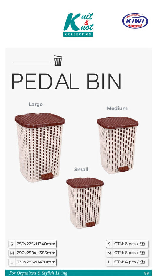 Knit & Knot Design Luxury Paddle Bin For Home & Office