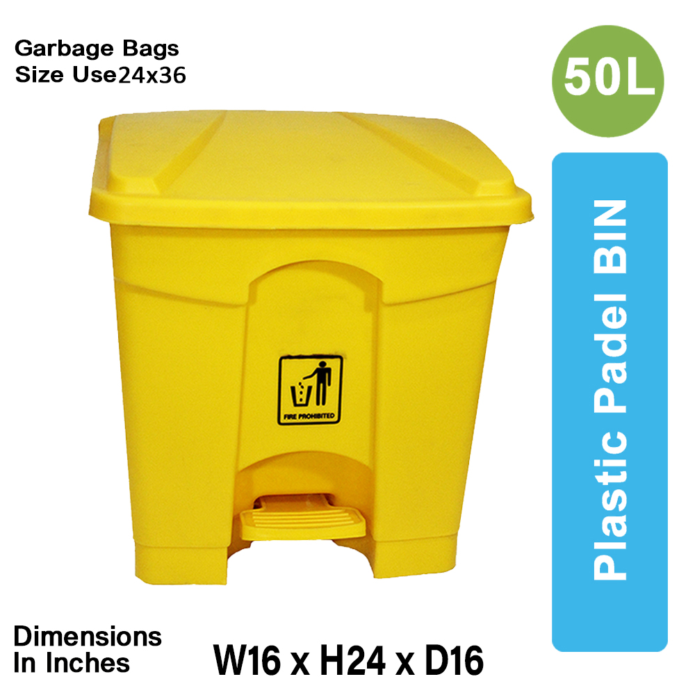 (30-50-70-90)LTR Plastic Peddal Dustbin