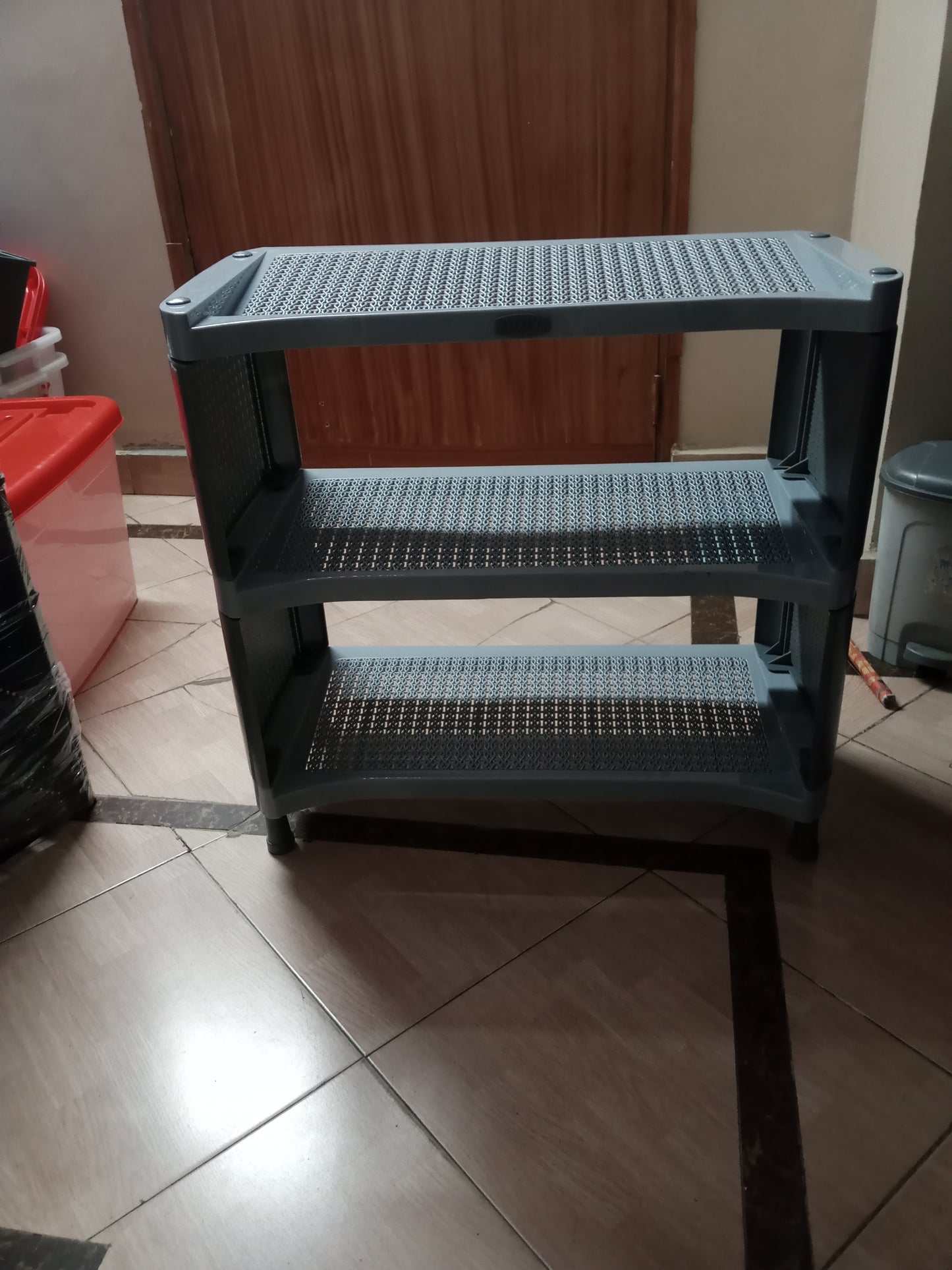 Plastic Shoe Rack Premium Quality 3 Layer (Height 26Inch, Length 25 Inch, Width 13 Inch)